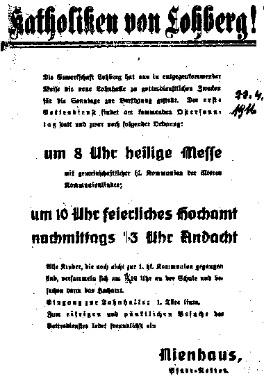 katholiken von lohberg